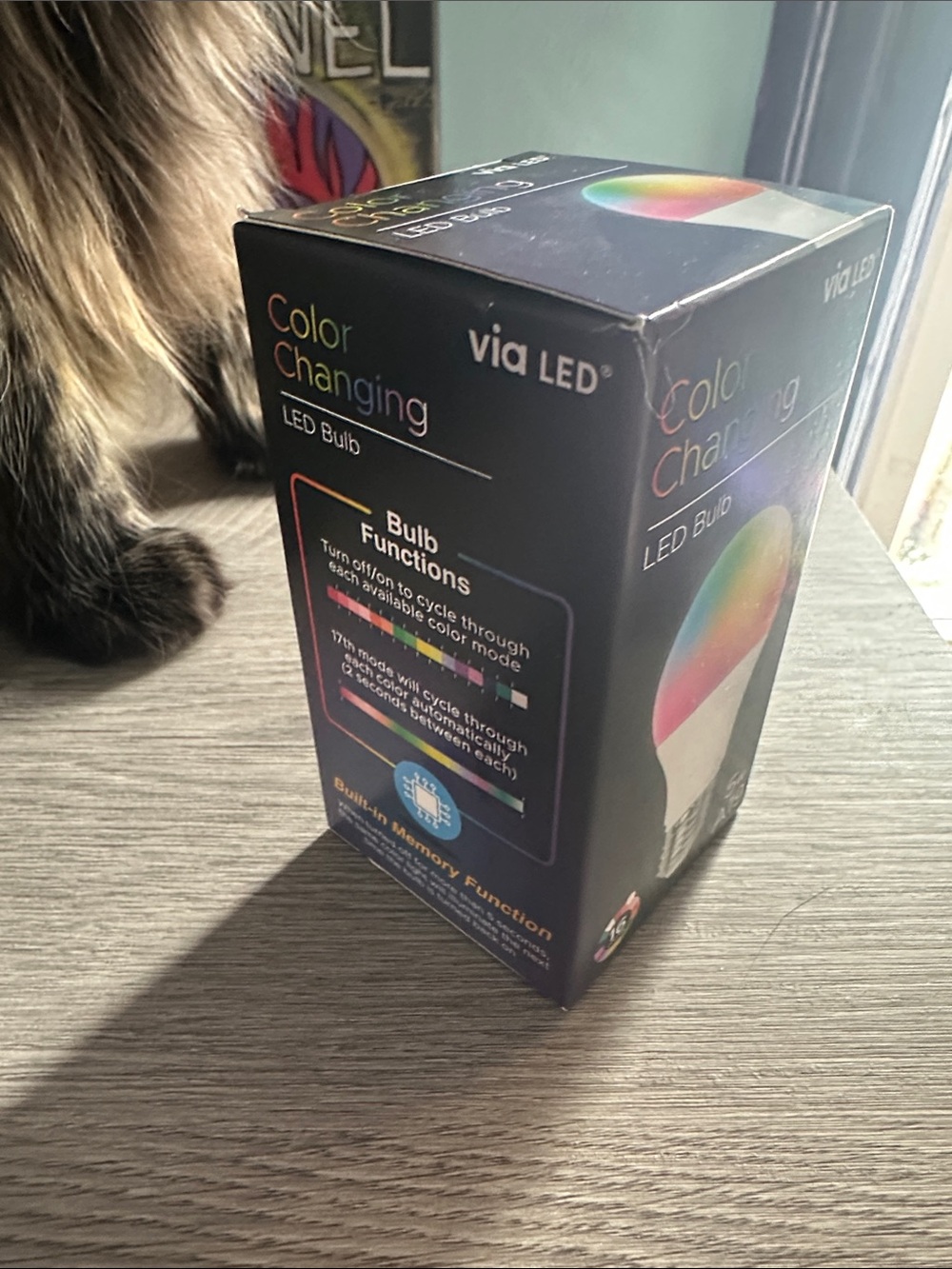 Color Changing A19 LED Bulb - Multicolor - Picture 2 of 3
